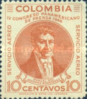 [Airmail - Pan-American Press Congress, Bogota, type OS]