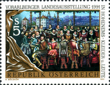 [Vorarlberg State Exhibition in Hohenems, type BHI]