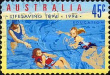 [The 100th Anniversary of Lifesaving Australia 1894-1994 - Self-Adhesive, type AUG1]