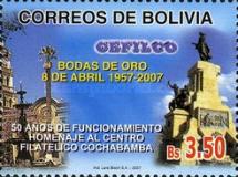 [The 50th Anniversary of the Centro Filatélico Cochabamba, type BHD]