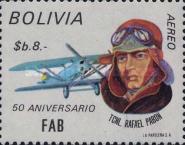 [Airmail Stamps - The 50th Anniversary of the Bolivian Air Force, type SL]
