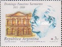 [The 100th Anniversary of the Death of Domingo Faustino Sarmiento, President, 1868-1874, type BKV]