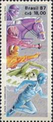 [The 10th Anniversary of the Pan-American Games, Indianapolis, U.S.A., type CEU]