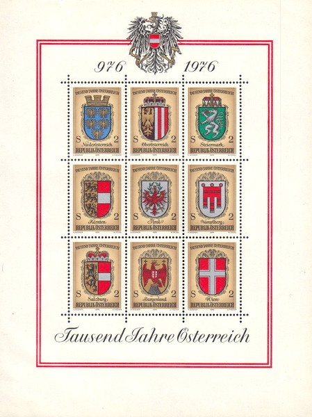 [The 1000th Anniversary of Austria 976-1976, type ]