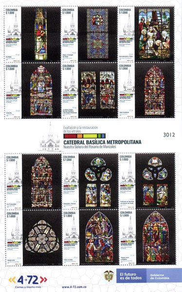 [Collection of STained Glass from the Metropolitan Cathedral Basilica of Our Lady of the Rosary of Manizales, type ]