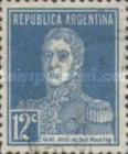 [Definitive Issues - General San Martin, without Period after Value, type CW7]