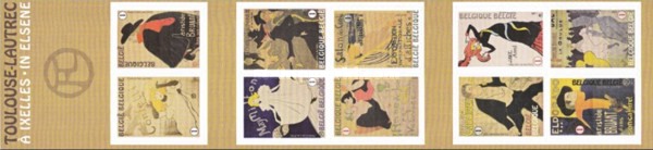 [The 100th Anniversary of the Death of Henri de Toulouse-Lautrec, 1864-1901 - Self Adhesive Stamps, type ]
