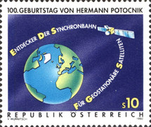 [The 100th Anniversary of the Birth of Space Pioneer Hermann Potocnik, type BJL]