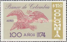 [Airmail - The 100th Anniversary of Bank of Colombia, type ALJ]