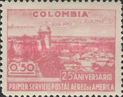 [Airmail - The 25th Anniversary of the First Airmail Service in America, type NY]