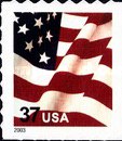 [U.S Flag - Self-Adhesive Booklet Stamps, type ECT21]