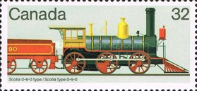 [Stamp Exhibition "MONTREAL 1984" - Railway Locomotives, type AFK]