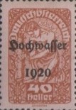 [Overprinted "Hochwasser 1920", type BG6]