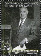 [The 100th anniversary of the Birth of Galo Plaza Lasso, 1906-1987, type DHC]