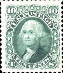 [Re-Issue of 1861-1866 Issues - Hard White Paper. White Crackly Gum, type O7]