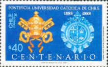 [The 100th Anniversary of Pontifical Catholic University of Chile, type AKQ]