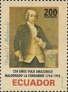 [The 250th Anniversary of Maldonado and La Condamine's Amazon Expedition, type CEL]