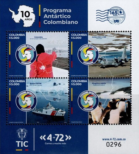 [The 10th Anniversary of the Antractic Program of Colombia, type ]