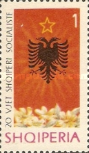 [The 20th Anniversary of Albania's Liberation, type RA]