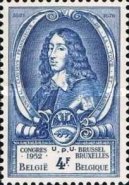 [Postal congress in Bruxelles, type QV]