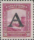 [Airmail - Previous Issues Overprinted A = "Avianca", type QM]