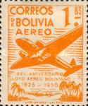 [Airmail Stamps - The 25th Anniversary of the Lloyd Aereo Boliviano, type FM3]