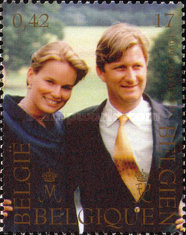 [Royal Wedding of Crown Prince Philip and Princess Mathilde of Belgium, type CGA]
