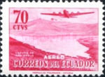 [Airmail - Douglas DC-4 over San Pablo Lake, type ACW]
