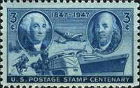 [The 100th Anniversary of United States Postage Stamps, type PL]
