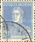 [Definitive Issues - General San Martin, without Period after Value, type CW8]