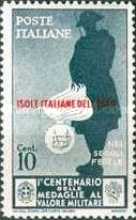 [Italian Postage Stamps in Different Colors Overprinted "ISOLE ITALIANE DELL'EGEO", type BB]
