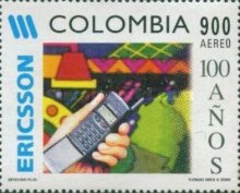 [Airmail - The 100th Anniversary of Ericsson Company in Colombia, type BOZ]