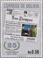 [The 25th Anniversary of the "Los Tiempos", Newspaper, type AKZ]