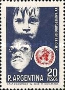 [The 20th Anniversary of the World Health Organization, type ZO]
