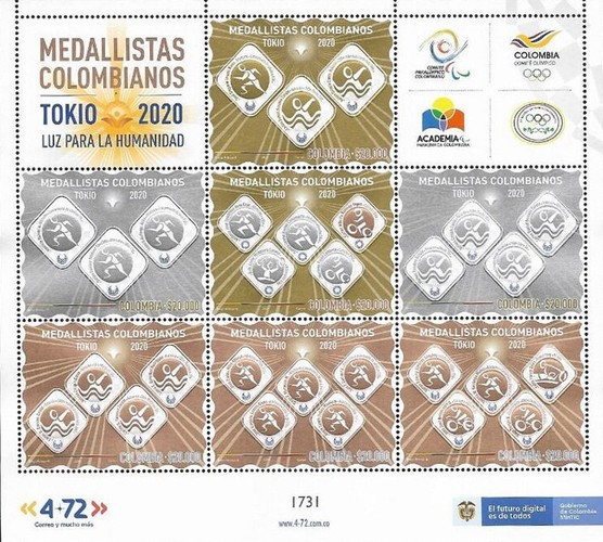 [Colombian Medalists at the 2020 Olympic Games - Tokyo, Japan 2021, type ]