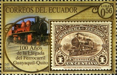 [The 100th Anniversary of Opening of Railway Guayaquil-Quito, type DLD]