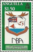 [The 15th Anniversary of the National Bank of Anguilla, type APU]
