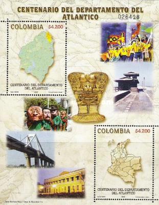 [The 100th Anniversary of Atlantico Department, type ]