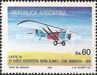 [International Stamp Exhibition "Argentina '85", Buenos Aires, First Airmail Flights, type BDA]