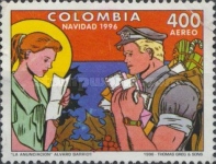 [Airmail - Christmas - The Annunciation, type BOO]