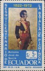 [Airmail - The 150th Anniversary of Battle of Pichincha, type BEQ]
