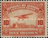 [Airmail - Plane Over Beach Promenade of Guayaquil, type HO]