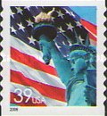 [Lady Liberty Flag - Self-Adhesive Coil Stamp, type ESY13]