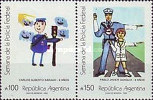 [Federal Police Week - Winning entries in a Children's Painting Competition, type BNJ]