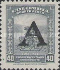 [Airmail - Previous Issues Overprinted A = "Avianca", type QL]