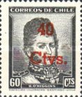 [Surcharged 40 Ctvs, type HI]