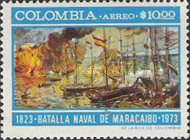 [Airmail - The 150th Anniversary of Naval Battle of Maracaibo, type AKT]