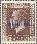 [Stamps of New Zealand Overprinted in Red or Blue, type M4]