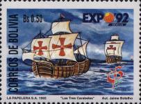["Expo '92" World's Fair, Seville, and "Granada '92" International Stamp Exhibition, type AKO]