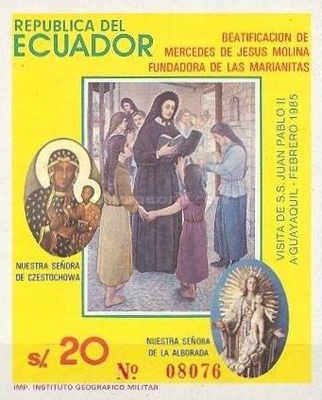 [Beatification of Mercedes de Jesus Molina, type XUB]